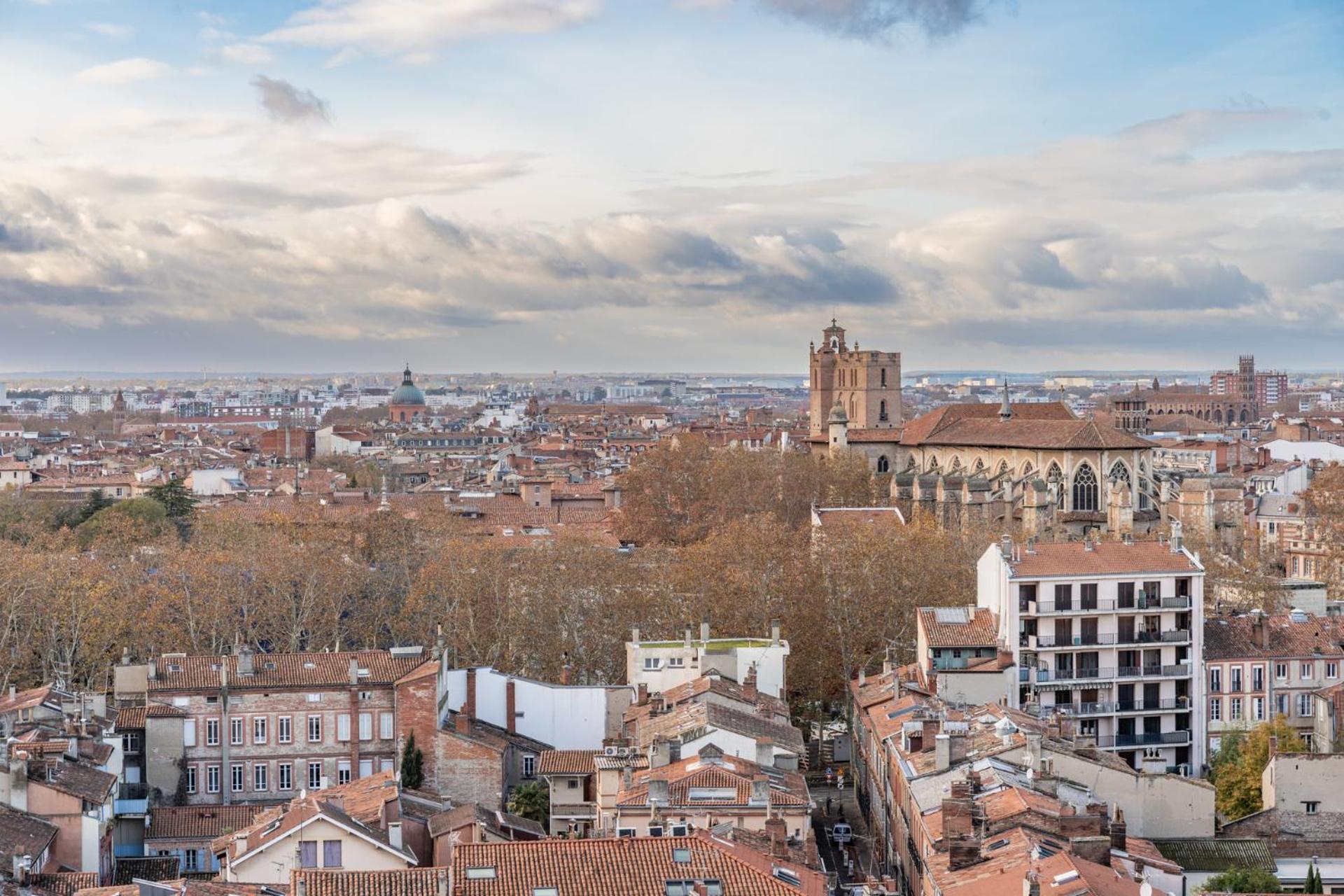 Appartement Le Panoramique - Clim, Balcon, Superbe Vue, Wifi à Toulouse Extérieur photo